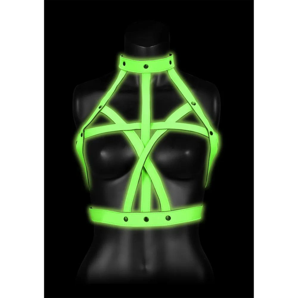 Ouch! by Shots BH-harnas - Glow in the Dark - L/XL