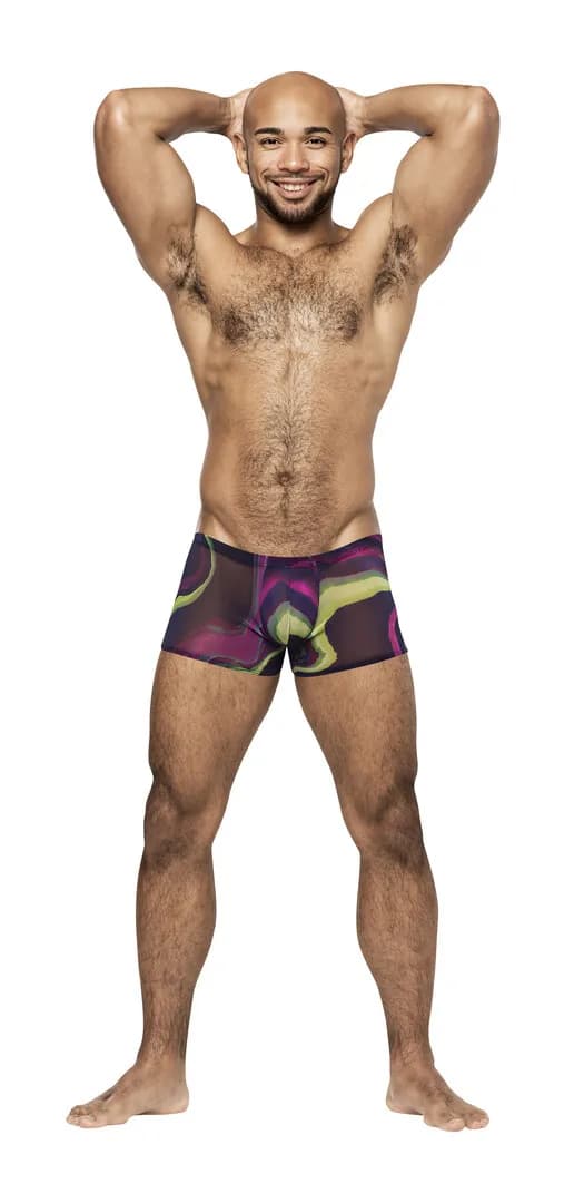 Male Power Mini Kort - XL - Pride