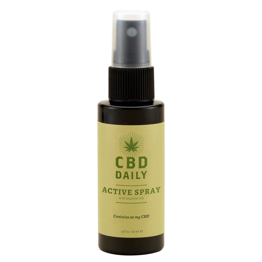 Earthly body Actieve Spray - 2 fl oz / 60 ml