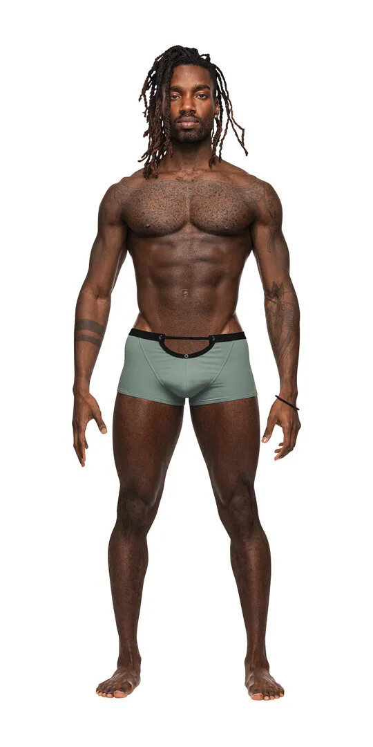 Male Power Mini Short - XL - Jade
