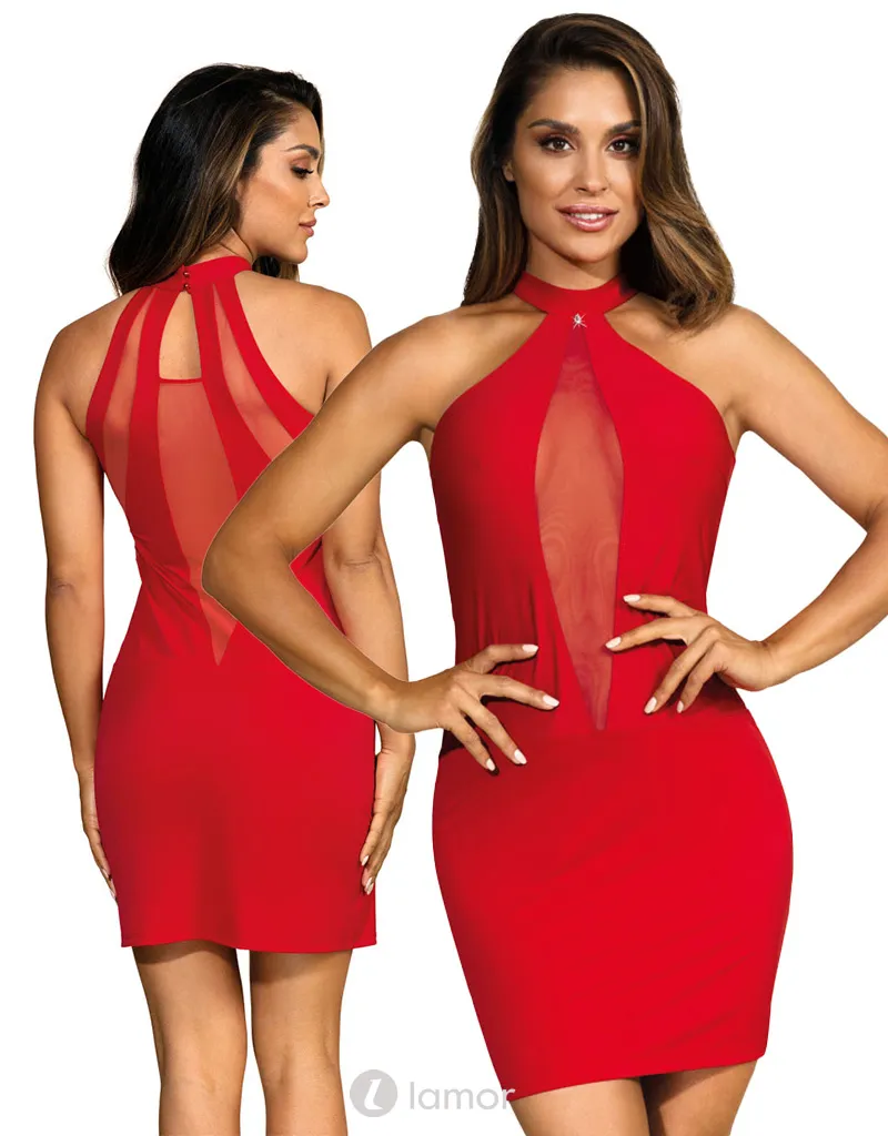 Rood jurkje met Tule