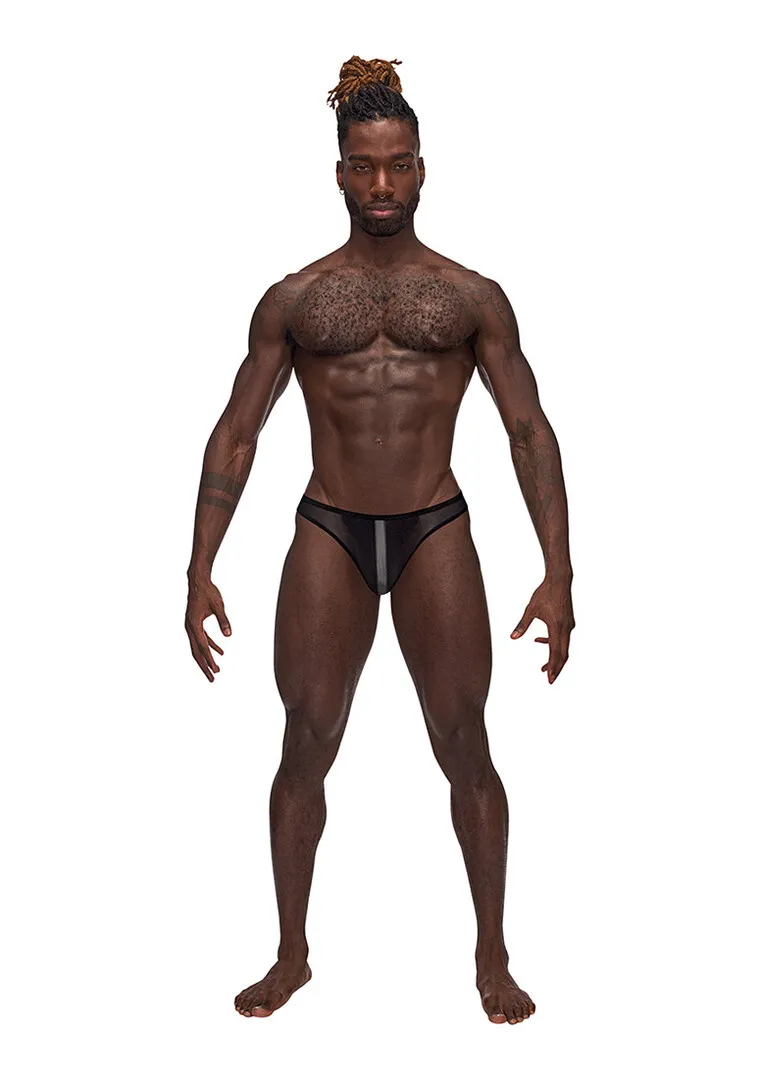Male Power Landing Strip Bikini Slip - S