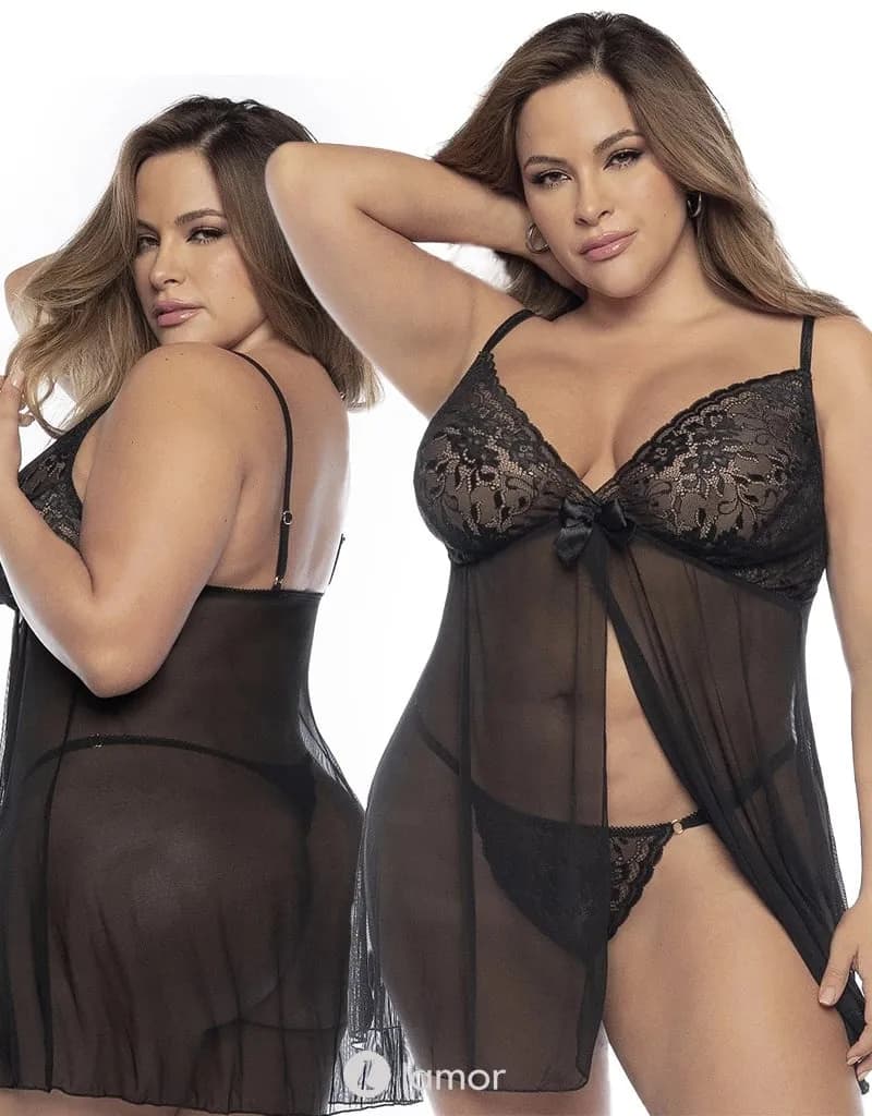Mapalé Zwarte babydoll