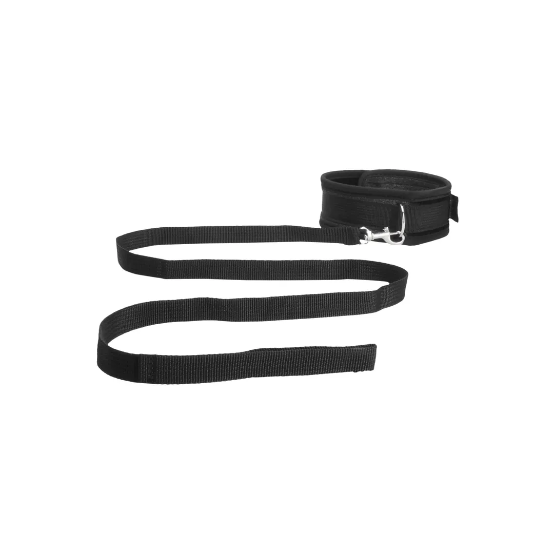 Ouch! Velvet Verstelbare Halsband Met Ketting