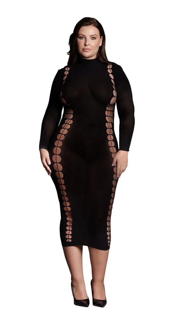 Le Désir by Shots Carme XI - Jurk met Col - Plus Size