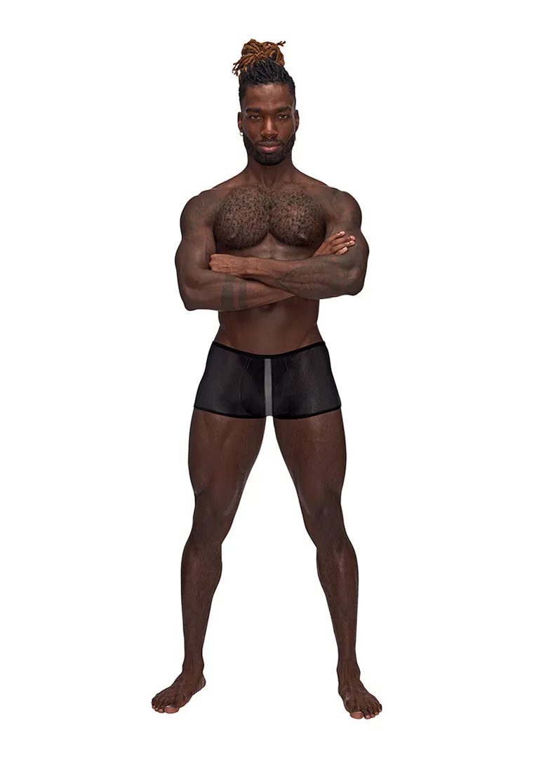Male Power Landing Strip Mini Short - S