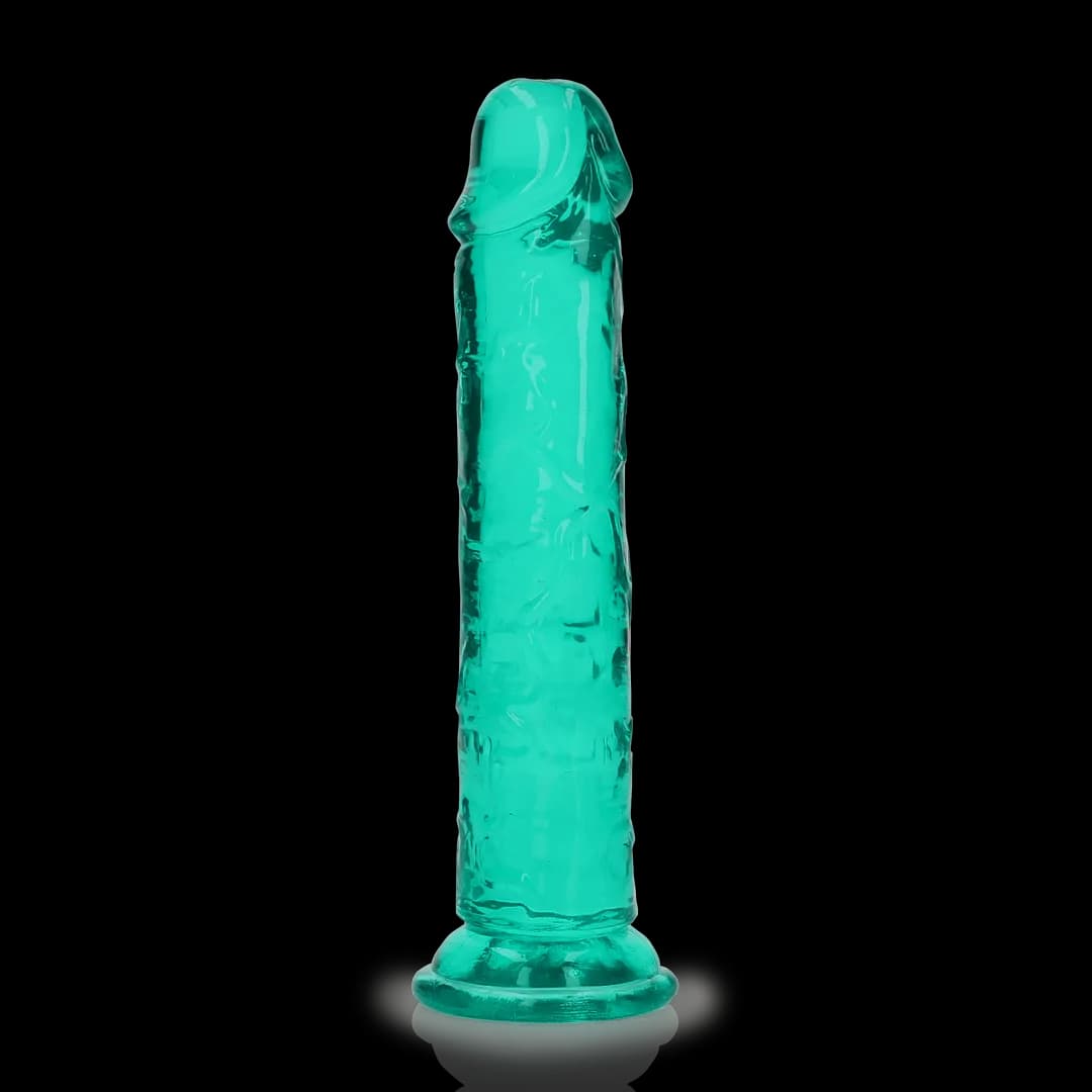 RealRock Crystal Clear Dildo 18 cm