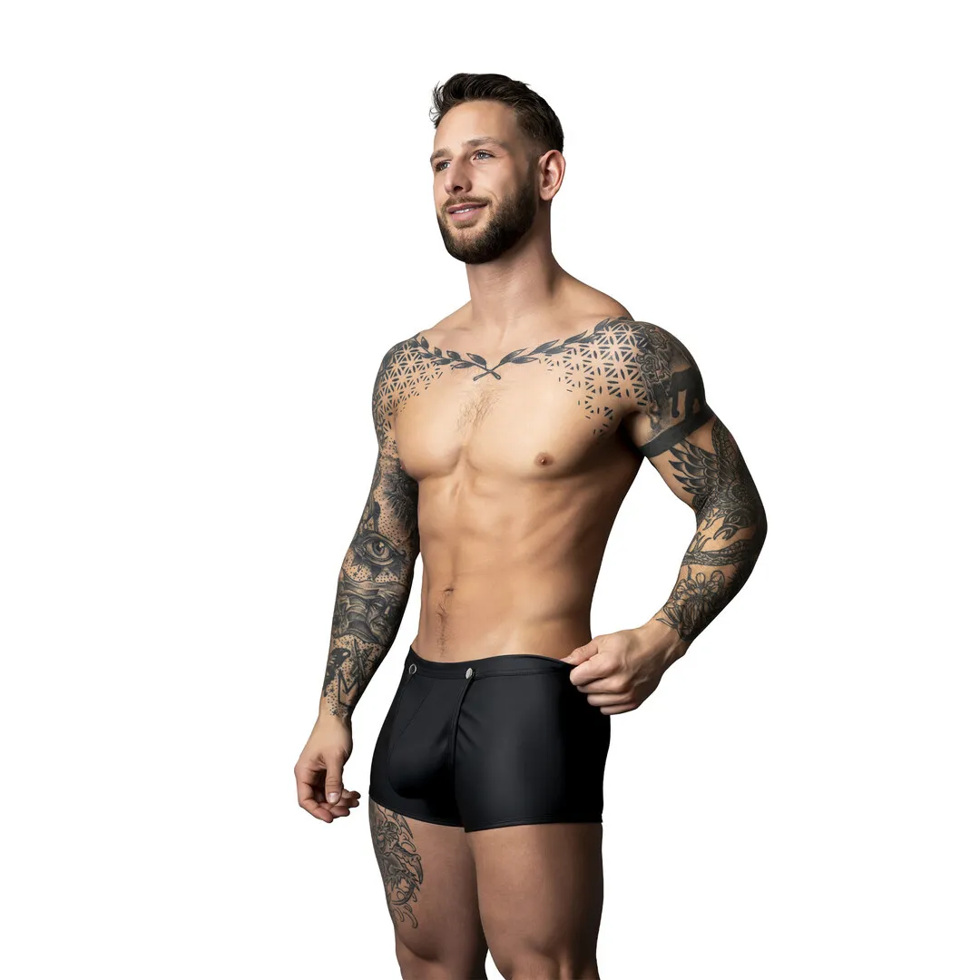Male Power Snap Off Short - S - Zwart