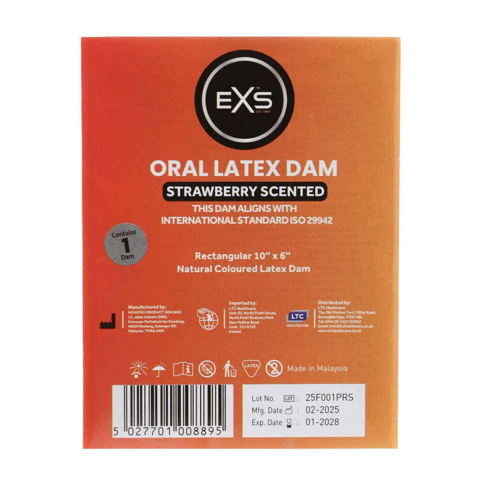 EXS EXS Monddam - Aardbei - 1 Stuk