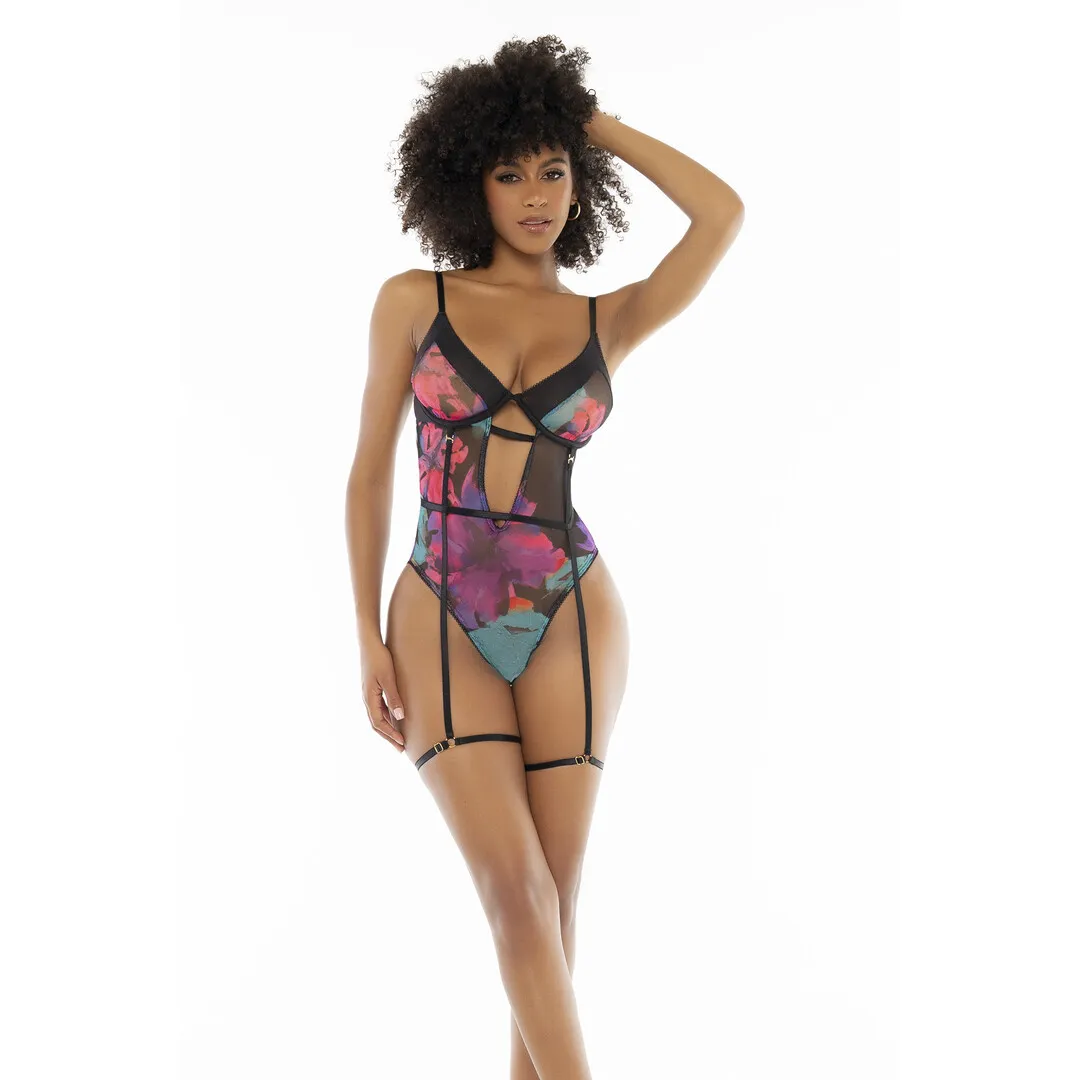 Mapalé Teddy - L/XL - Zwarte Dream Flower Print