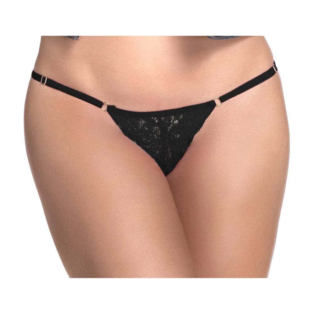 Mapalé Kant Sleutelgat Slip - M/L - Zwart